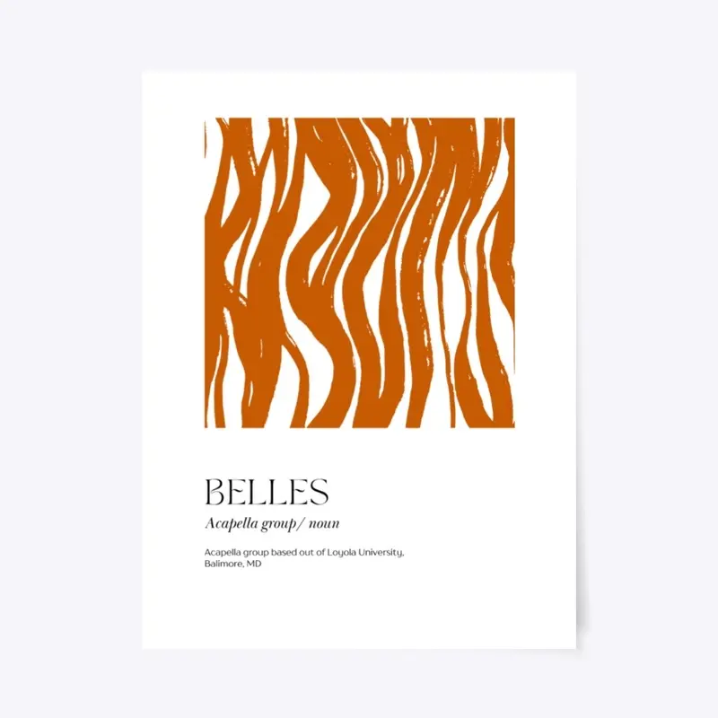 Belles Orange Dictionary Design